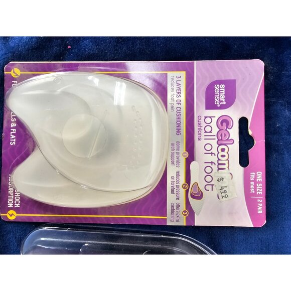 Kiwi Smiling Feet Ball of Foot Cushions 1 Pair Smart Sense Gelcomfort Cushions 2 - Picture 6 of 8